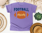 Football Mom Ball graphic tee in Violet