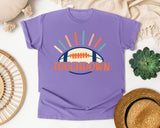 Touchdown Sunburst graphic tee in Violet