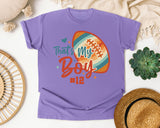 Thats My Boy Football 12 graphic tee in Violet