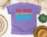 3rd Grade Dude White 2 3 graphic tee in Violet