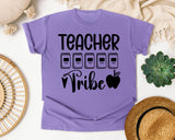 Teacher Tribe Notebooks graphic tee in Violet