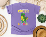 Im Ready To Crush Pre-K Dino graphic tee in Violet