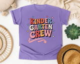 Kindergarten Crew Bow graphic tee in Violet