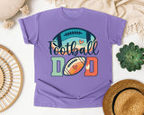 Football Dad Grey graphic tee in Violet