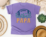 Football Papa graphic tee in Violet