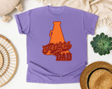 Terriers Cheer Dad graphic tee in Violet