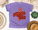 Terriers Marching Band Dad graphic tee in Violet