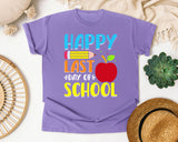 Happy Last Day Of School graphic tee in Violet