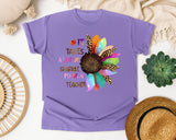 It Takes A Lot Of Sparkle To Be A Teacher graphic tee in Violet