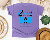 Cool Dad Blue 2 graphic tee in Violet