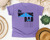 The Walking Dad White 2 graphic tee in Violet