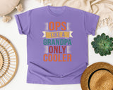 Like A Grandpa Only Cooler graphic tee in Violet