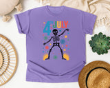 4th July Grey 3 graphic tee in Violet