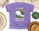 I'm Not The Step Dad I'm The Dad That Stepped Up graphic tee in Violet
