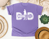 Dad Loading White 2 graphic tee in Violet