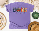 Home Of The Free Because Of The Brave graphic tee in Violet