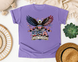 USA 250 Years graphic tee in Violet