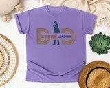 Dad Loading Grey graphic tee in Violet