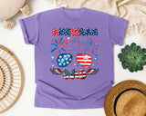 American Dad graphic tee in Violet