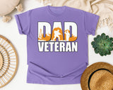 Dad Veteran graphic tee in Violet