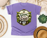 Grow With Dad graphic tee in Violet