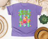 No Kids No Problems graphic tee in Violet