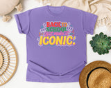 Back To School But Make It Iconic graphic tee in Violet