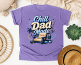 Chill Dad Mode graphic tee in Violet