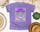 Zero Lesson Plans graphic tee in Violet