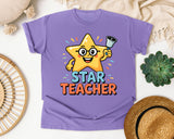 Star Teacher graphic tee in Violet