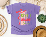 Sixth Grade Crew graphic tee in Violet