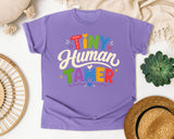 Tiny Human Tamer graphic tee in Violet