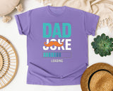 Dad Joke Loading Teal 2 graphic tee in Violet