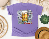 Dad Life Grey 2 graphic tee in Violet