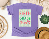 Fifth Grade Club graphic tee in Violet