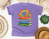 Read Grow Read graphic tee in Violet