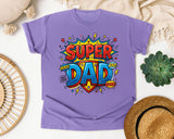Super Dad Brown graphic tee in Violet