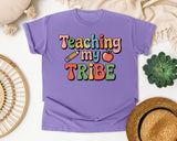 Teaching My Tribe graphic tee in Violet