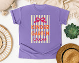 Kindergarten Crew graphic tee in Violet