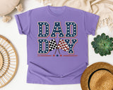 Dad Day Navy 2 graphic tee in Violet