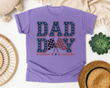 Dad Day Navy graphic tee in Violet