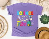 Science Tribe Backpack graphic tee in Violet