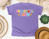 Preschool Crew graphic tee in Violet