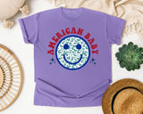 American Baby graphic tee in Violet