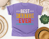 Best Farter Ever Oops I Meant Father graphic tee in Violet