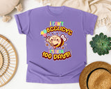 I Cant Beelieve Its Been 100 Days Bee graphic tee in Violet
