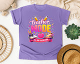 Teacher Mode All Day Every Day graphic tee in Violet