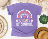 101 Days Of School graphic tee in Violet