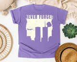 Never Forget White 3 graphic tee in Violet