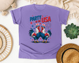 Party In The USA Grey 2 graphic tee in Violet